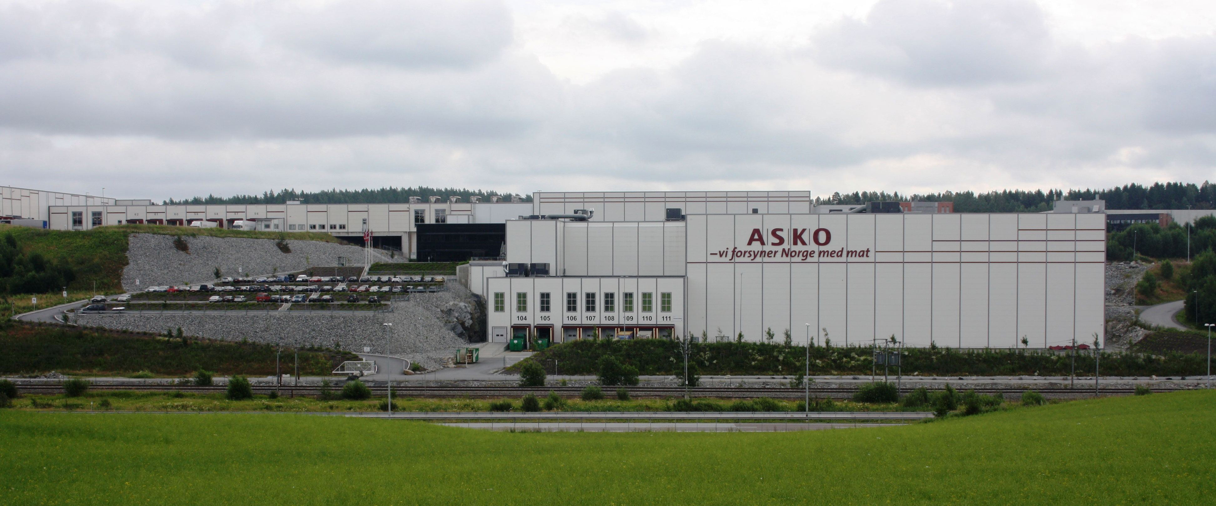 Bygget til ASKO SENTRALLAGER i Vestby